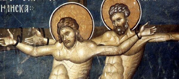 Мученики Евтропий и Клеоник Амасийские Мученики Евтропий и Клеоник Амасийские - Sputnik Литва