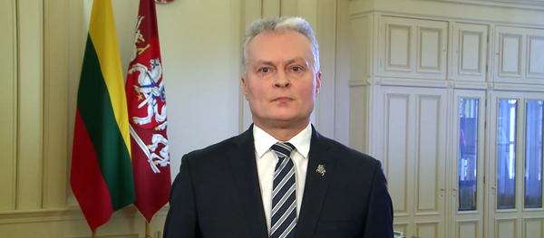 Президент Литвы Гитанас Науседа обратился к гражданам в связи с ситуацией с коронавирусом Президент Литвы Гитанас Науседа обратился к гражданам в связи с ситуацией с коронавирусом - Sputnik Lietuva