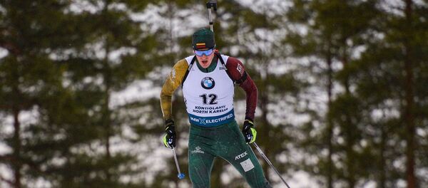 Литовский биатлонист Витаутас Строля - Sputnik Литва