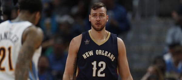 Литовский форвард Донатас Мотеюнас, архивное фото - Sputnik Литва