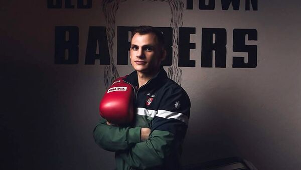 Литовский боксер Эдгарас Скурделис, архивное фото - Sputnik Литва