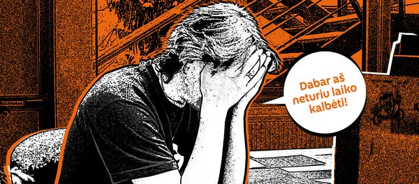 Dabar aš neturiu laiko kalbėti! - Sputnik Lietuva