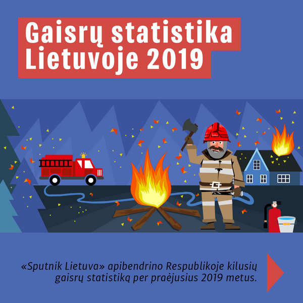 Gaisrų statistika Lietuvoje 1 - Sputnik Lietuva