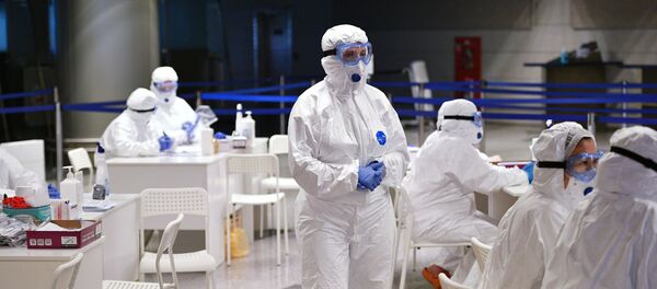 Усиление санитарного контроля в аэропорту Внуково в связи с коронавирусом - Sputnik Литва