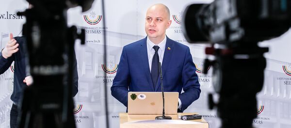 Министр здравоохранения Литвы Аурелиюс Верига, архивное фото - Sputnik Литва