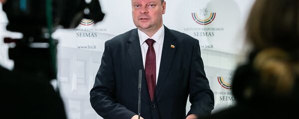 Lietuvos ministras pirmininkas Saulius Skvernelis Lietuvos ministras pirmininkas Saulius Skvernelis - Sputnik Lietuva