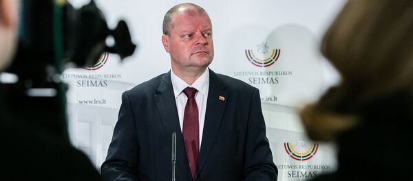 Премьер-министр Литовской Республики Саулюс Сквернялис - Sputnik Литва