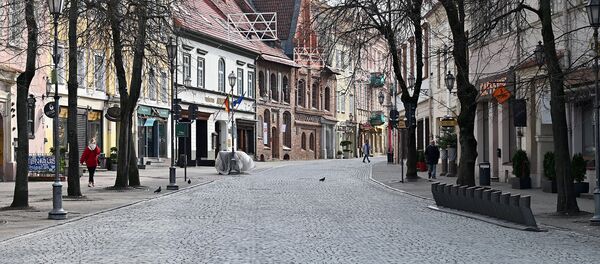 Карантин в Вильнюсе Карантин в Вильнюсе - Sputnik Литва