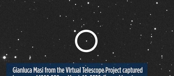 Потенциально опасный для Земли астероид показали на видео - Sputnik Литва