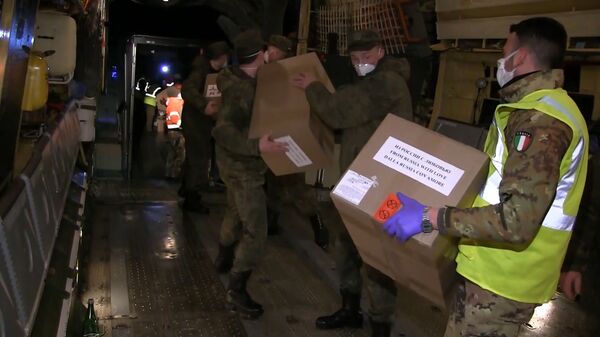 Kasčiūnas: Rusijos pagalba Italijai — parodomoji akcija - Sputnik Lietuva