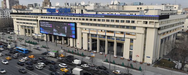 Здание международного информационного агентства Россия сегодня на Зубовском бульваре в Москве, архивное фото Здание международного информационного агентства Россия сегодня на Зубовском бульваре в Москве, архивное фото - Sputnik Литва
