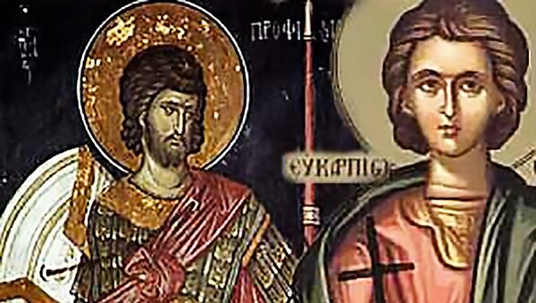 Святые мученики Трофим и Евкарпий Никомидийские - Sputnik Литва