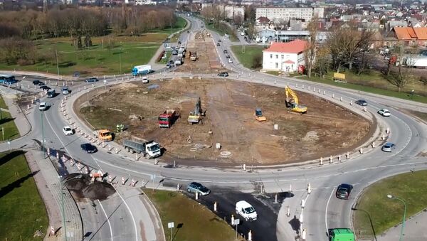  Реконструкцию улицы Йонишкес в Клайпеде показали на видео - Sputnik Литва