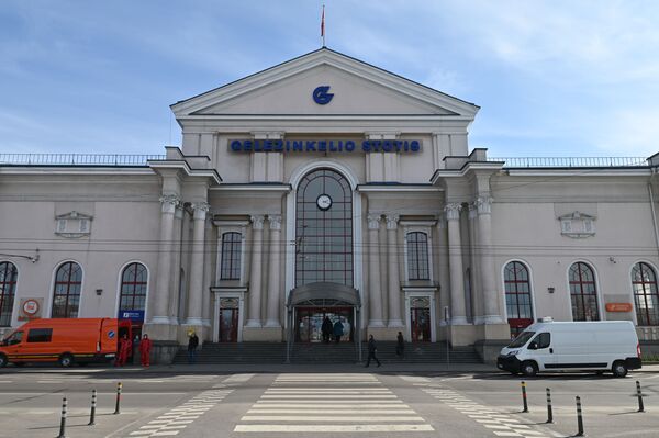 Железнодорожный вокзал в Вильнюсе - Sputnik Литва