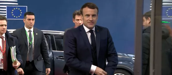 Makronas perspėjo apie galimą Šengeno erdvės žlugimą dėl koronaviruso - Sputnik Lietuva