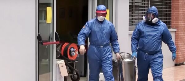Дезинфекция российскими военными пансионатов для пожилых людей в Италии - Sputnik Литва