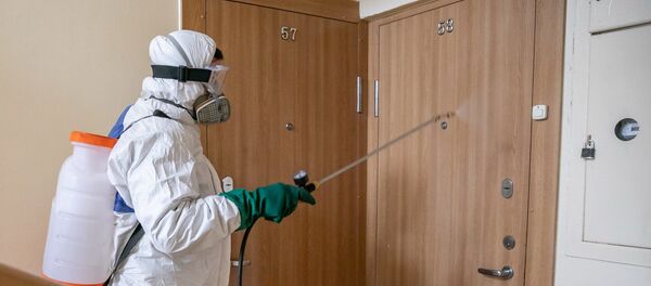 Дезинфекция в Вильнюсе - Sputnik Литва