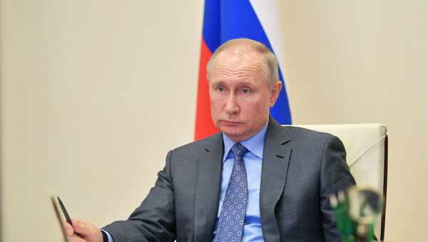 Sputnik_LIVE: Владимир Путин выступает с обращением к нации - Sputnik Литва