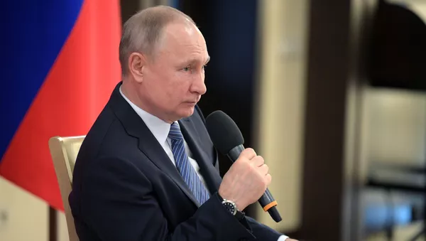Президент РФ Владимир Путин - Sputnik Lietuva