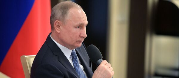 Президент РФ Владимир Путин Президент РФ Владимир Путин - Sputnik Lietuva