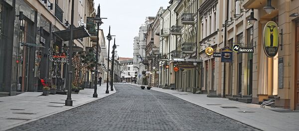 Улица в Вильнюсе Улица в Вильнюсе - Sputnik Литва