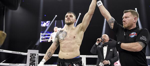 Литовский кикбоксер Сергей Маслобоев, архивное фото - Sputnik Литва