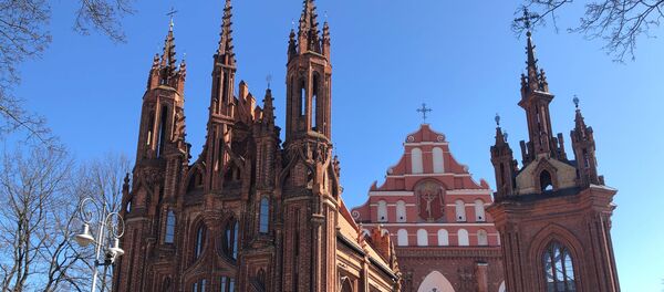 Костел Святой Анны в Вильнюсе, архивное фото - Sputnik Литва