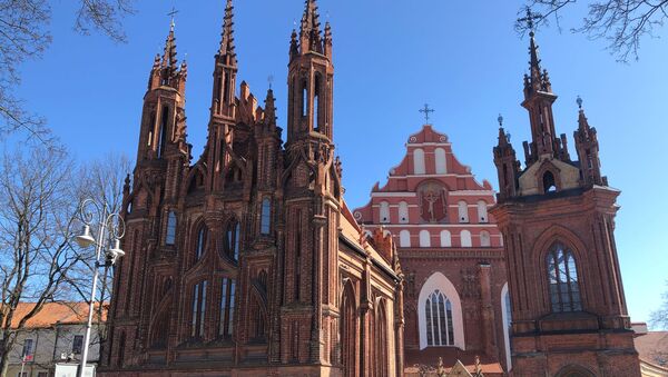 Костел Святой Анны в Вильнюсе, архивное фото - Sputnik Литва