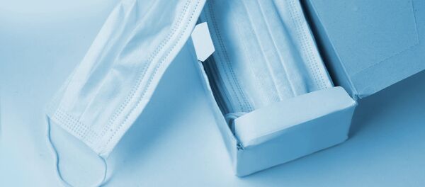 Медицинские одноразовые маски Медицинские одноразовые маски - Sputnik Lietuva