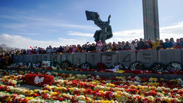 Празднование Дня Победы в Риге, архивное фото  - Sputnik Литва