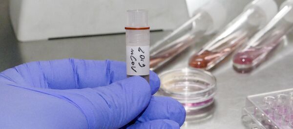 Новый коронавирус 2019-ncov в лаборатории Новый коронавирус 2019-ncov в лаборатории - Sputnik Lietuva