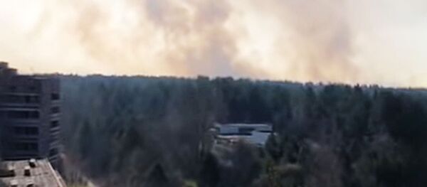 Пожар в Чернобыле Пожар в Чернобыле - Sputnik Lietuva