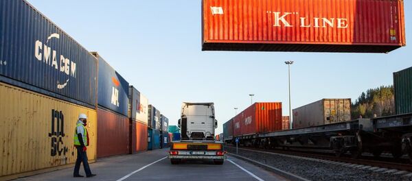 Почтовый поезд из Китая в Литве - Sputnik Литва