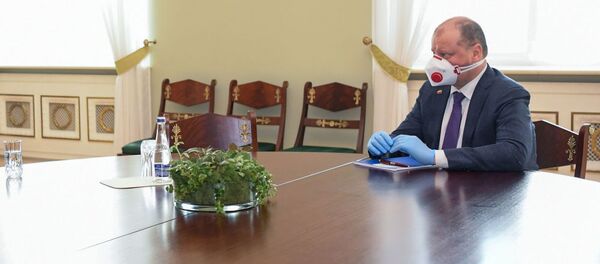 Президент Литвы Гитанас Науседа и премьер-министр Саулюс Сквернялис Президент Литвы Гитанас Науседа и премьер-министр Саулюс Сквернялис - Sputnik Lietuva