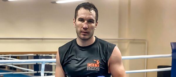 Литовский боксер Тадас Тамашаускас, архивное фото Литовский боксер Тадас Тамашаускас, архивное фото - Sputnik Литва