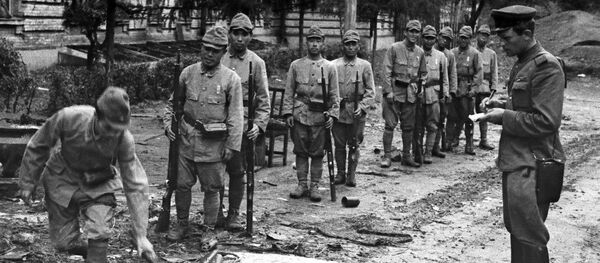 Вторая мировая война, капитуляция войск Квантунской армии Вторая мировая война, капитуляция войск Квантунской армии - Sputnik Lietuva