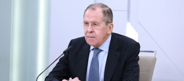 Видеоконференция главы МИД  РФ С. Лаврова - Sputnik Литва