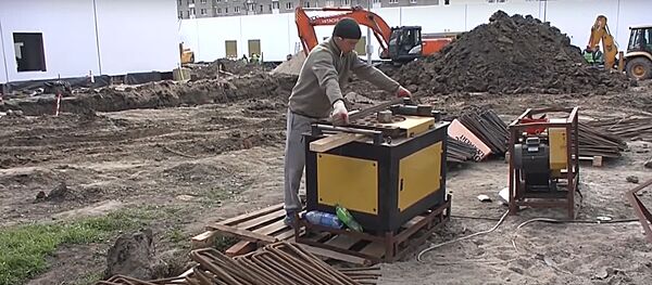 Rusijos gynybos ministerija vaizdo įraše parodė medicinos centro statybą Kaliningrade  - Sputnik Lietuva