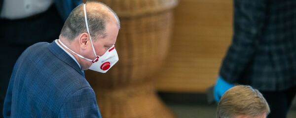 Премьер-министр Литвы Саулюс Сквернялис и Рамунас Карбаускис Премьер-министр Литвы Саулюс Сквернялис и Рамунас Карбаускис - Sputnik Lietuva