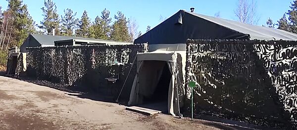 Rusijos gynybos ministerija nufilmavo pratybas, kuriose išskleidžiama lauko ligoninė Rusijos gynybos ministerija nufilmavo pratybas, kuriose išskleidžiama lauko ligoninė - Sputnik Lietuva