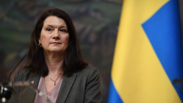 Švedijos užsienio reikalų ministrė, ESBO pirmininkė Ann Linde - Sputnik Lietuva