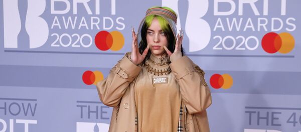 Американская певица Билли Айлиш Американская певица Билли Айлиш - Sputnik Lietuva