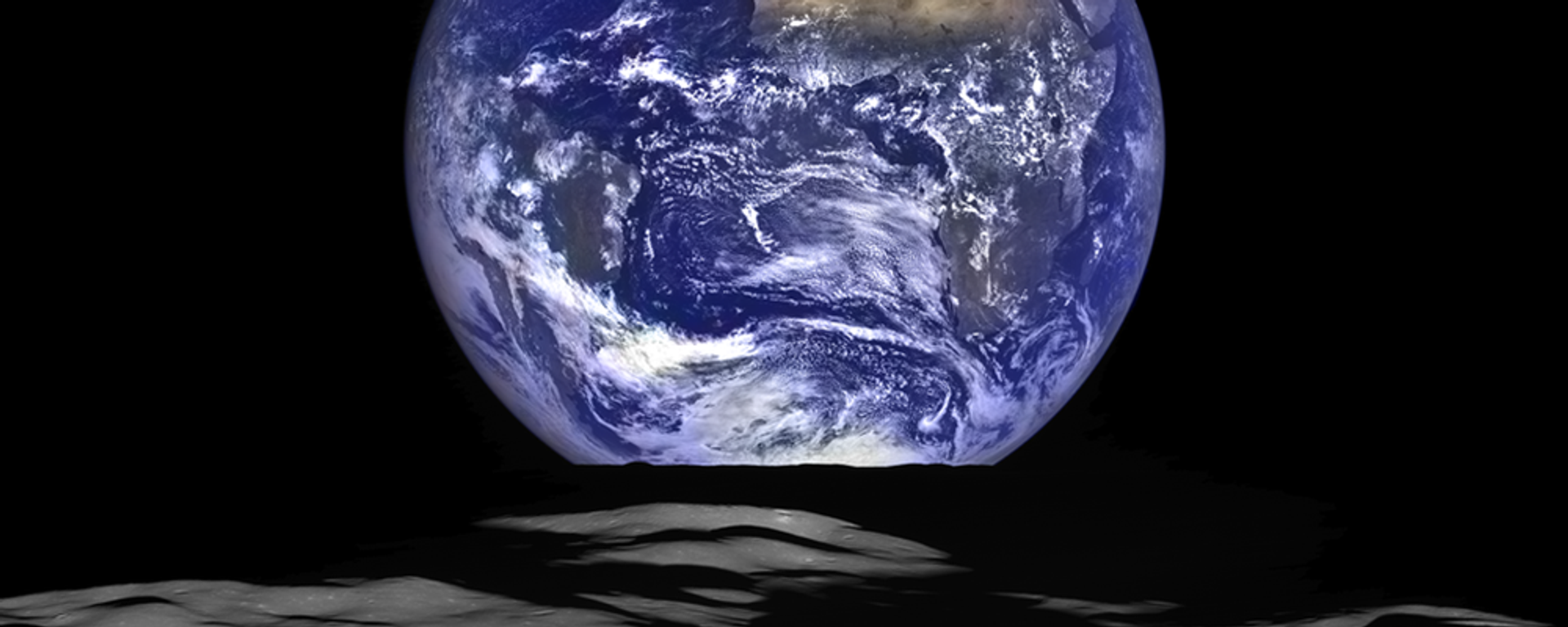 Вид Земли с орбиты Луны - Sputnik Lietuva, 1920, 07.03.2021