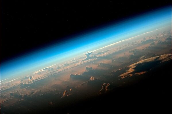 Вид на Землю с борта МКС снятый космонавтом Роскосмоса Олегом Артемьевым - Sputnik Lietuva