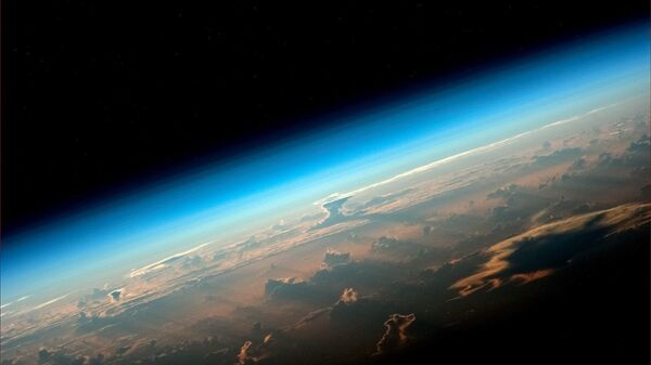 Вид на Землю с борта МКС снятый космонавтом Роскосмоса Олегом Артемьевым - Sputnik Литва