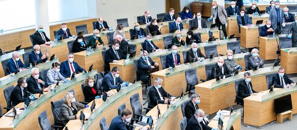 Заседание Сейма Литвы Заседание Сейма Литвы - Sputnik Литва