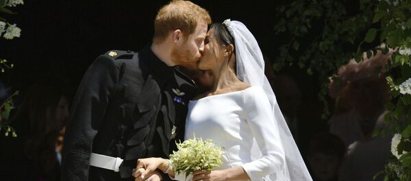 Megan Markl ir princo Hario vestuvės Megan Markl ir princo Hario vestuvės - Sputnik Lietuva