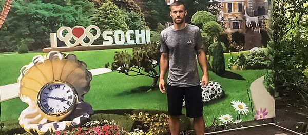 Член сборной Литвы по футзалу и пляжному футболу Павел Смолков, архивное фото - Sputnik Литва