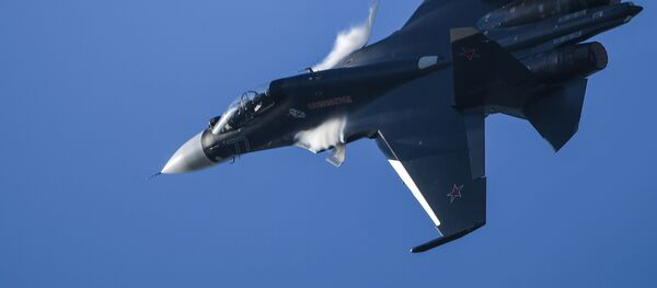 Истребитель Су-30СМ ВМФ России, архивное фото - Sputnik Литва