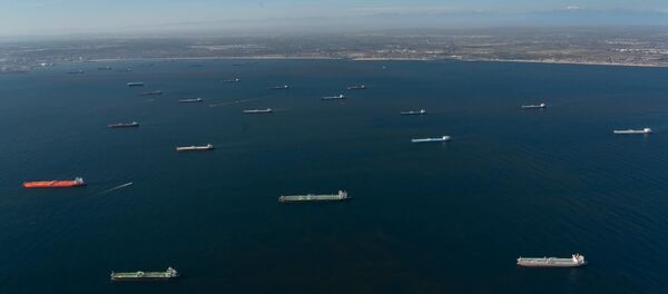 Нефтетанкеры вдоль побережья южной части штата Калифорния Нефтетанкеры вдоль побережья южной части штата Калифорния - Sputnik Lietuva